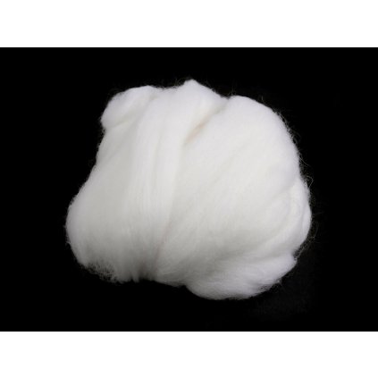 Ovčí rouno 20 g česané (Varianta 1 bílá, Balení 1 sáček)