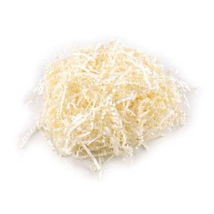 Dekorační papírová tráva 30 g zvlněná (Varianta 1 krémová světlá, Balení 1 sáček)