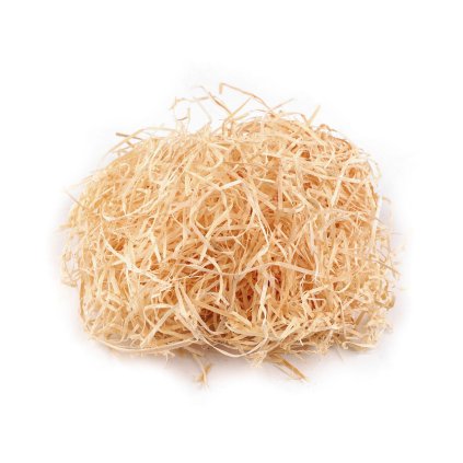 Dekorační dřevitá tráva / vlna 30 g (Varianta přírodní, Balení 1 sáček)