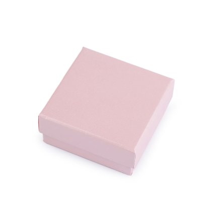 Krabička na šperky 7x7 cm (Varianta 1 pudrová perleť, Balení 1 ks)
