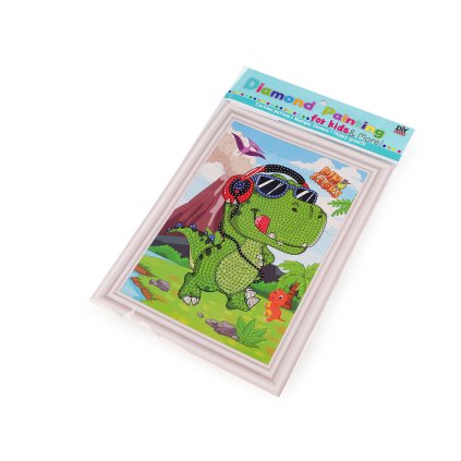 Diamantové malování, kreativní sada 17,5x23,5 cm (Varianta 1 modrá páv, Balení 1 sada)