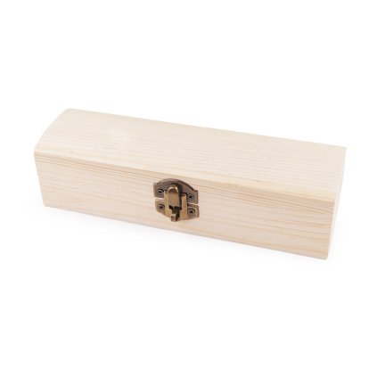 Dřevěná krabička k dozdobení (Varianta přírodní, Balení 1 ks)