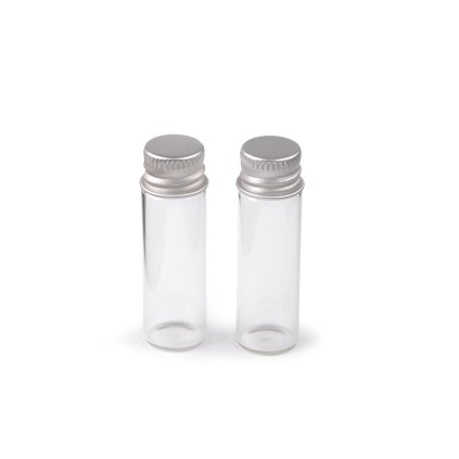 Skleněná lahvička se šroubovacím víčkem 16x50 mm
