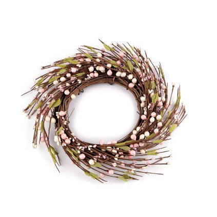 Jarní / podzimní věnec Ø30 cm (Varianta hnědá přírodní, Balení 1 ks)