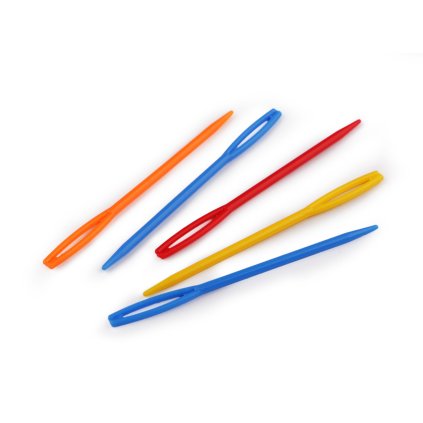 Plastové jehly délka 7 cm tupé