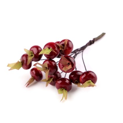 Umělé šípky na drátku (Varianta červená tmavá, Balení 12 ks)