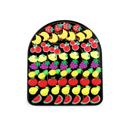 Silikonové magnetky - ovoce (Varianta mix, Balení 60 ks)