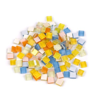 Mozaikové kamínky skleněné 500 g (Varianta 1 multikolor, Balení 1 ks)
