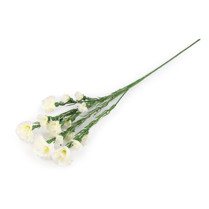 Umělá kytice karafiát mini (Varianta 1 krémová nejsvět., Balení 1 ks)