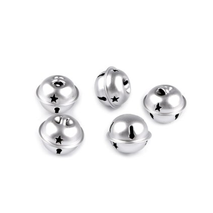 Rolničky Ø24 mm, 30 mm (Varianta 1 (Ø24 mm) stříbrná, Balení 10 ks)