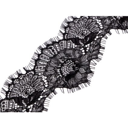 Francouzská krajka šíře 10 cm (Varianta černá, Balení 13.5 m)