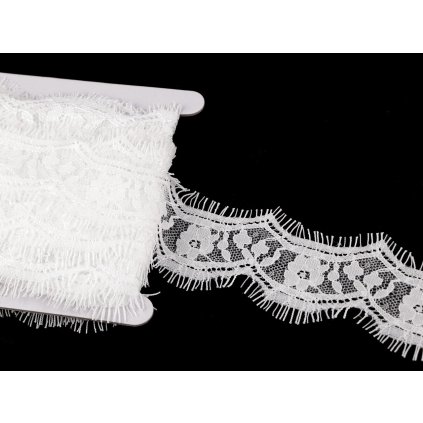 Francouzská měkká prádlová krajka šíře 65 mm (Varianta 1 Off White, Balení 13.5 m)