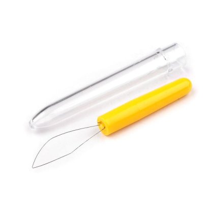 Navlékač nití délka 85 mm v plastovém pouzdře (Varianta náhodná barva, Balení 2 ks)