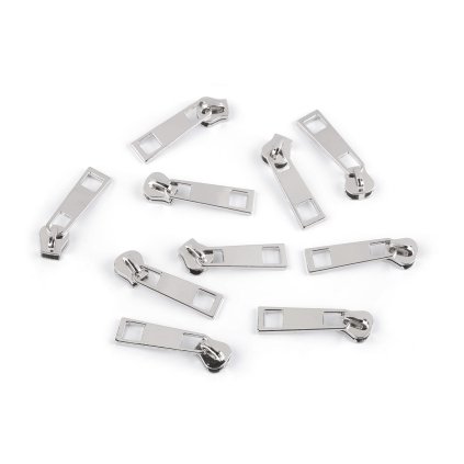 Jezdec ke kovovým zipům No 5 (Varianta 3 žluté zlato, Balení 10 ks)