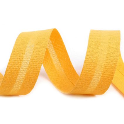 Šikmý proužek bavlněný šíře 20 mm zažehlený (Varianta 700 472 zelená khaki, Balení 25 m)