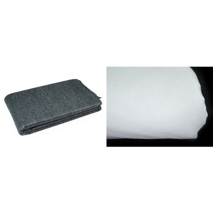 Vlizelín nažehlovací s osnovní nití Karina 40 g/m² šíře 90 cm (Varianta bílá, Balení 1 m)