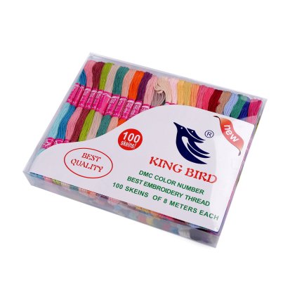 Příze vyšívací typ mouline Grus sada 100 ks/8 m (Varianta 2 Grus mix, Balení 100 ks)