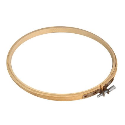 Vyšívací kruh bambusový Ø18 cm (Varianta bambus světlý, Balení 1 ks)