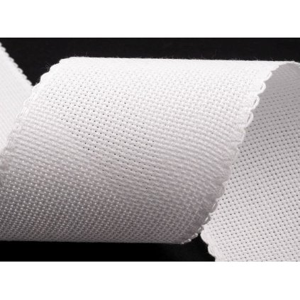 Kanavný pás šíře 100 mm zoubkovka (Varianta 1 bílá, Balení 1 m)