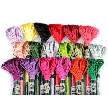 Vyšívací příze DMC Mouliné Satén (Varianta S5200 White, Balení 1 ks)