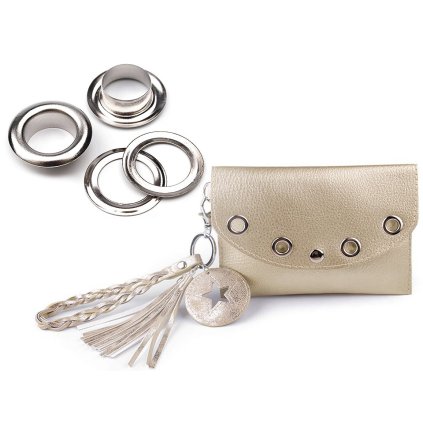 Průchodky s podložkou vnitřní Ø10 mm / vnější Ø16 mm (Varianta 1 staromosaz, Balení 20 pár)