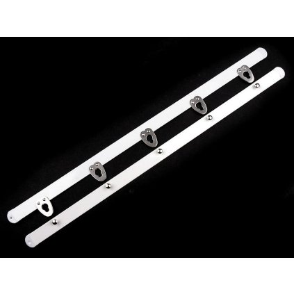 Korzetové zapínání šíře 12 mm délka 30; 35 cm (Varianta 1 (30 cm) bílá, Balení 1 pár)