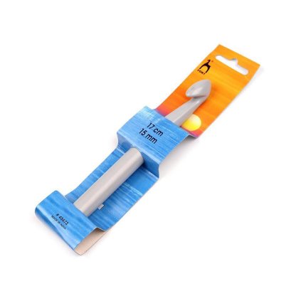 Háček na háčkování vel. 15 Pony (Varianta stříbrná, Balení 1 ks)