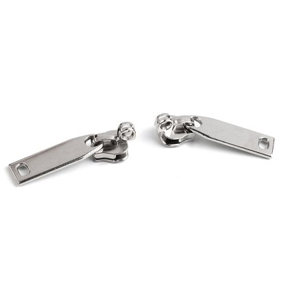 Jezdec ke spirálovým zipům No 7 na zámek (Varianta 1 nikl, Balení 10 ks)