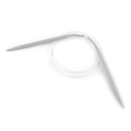 Kruhové jehlice č. 4,5; 5; 5,5; 6; 7; 8 (Varianta 4,5 mm stříbrná, Balení 1 ks)