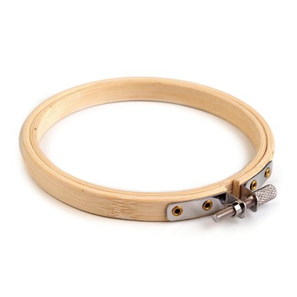 Vyšívací kruh bambusový Ø10 cm (Varianta buk, Balení 1 ks)