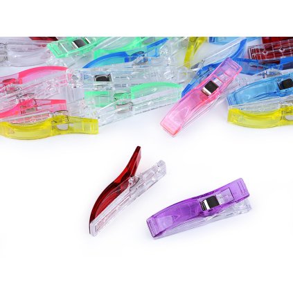 Fixační kolíček velký / svorka 12x56 mm na látky (Varianta mix náhodných variant, Balení 50 ks)