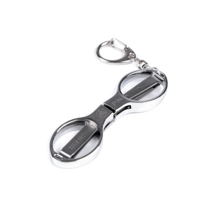 Nůžky PIN skládací s karabinou délka 9,5 cm do letadla (Varianta nikl, Balení 1 ks)