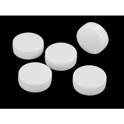 Chrastítko ploché Ø30 mm (Varianta bílá, Balení 5 ks)