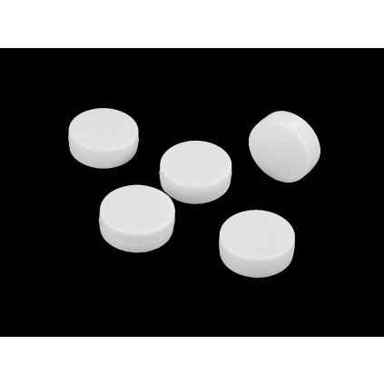 Chrastítko ploché Ø18 mm (Varianta bílá, Balení 5 ks)