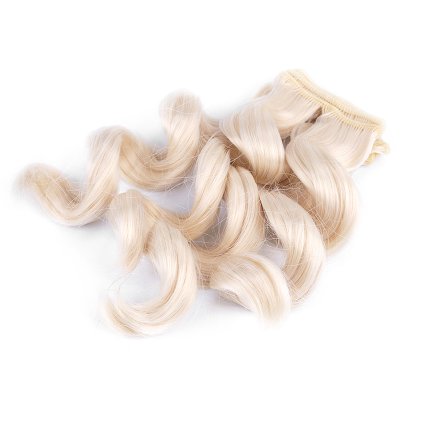 Paruka / vlasy pro panenky 25 cm vlnité (Varianta 2 hnědá, Balení 1 ks)