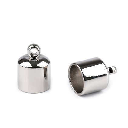 Kovová koncovka na šňůru Ø11 mm (Varianta 1 nikl, Balení 2 ks)