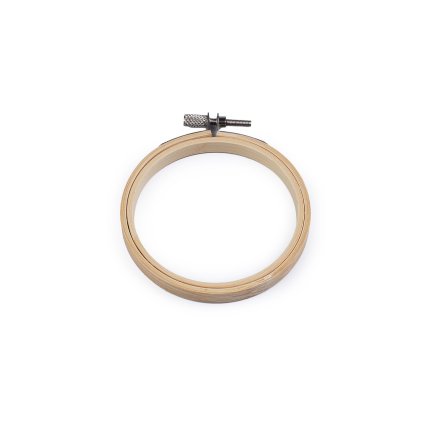 Vyšívací kruh bambusový Ø8 cm (Varianta bambus světlý, Balení 1 ks)