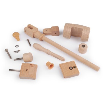 Stolní stojan pro upevnění kruhu na vyšívání (Varianta přírodní, Balení 1 ks)