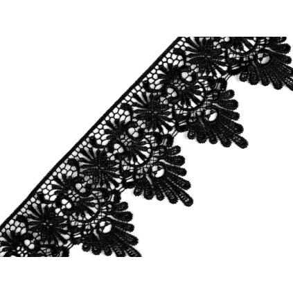 Vzdušná krajka šíře 80 mm (Varianta 1 bílá, Balení 1 m)