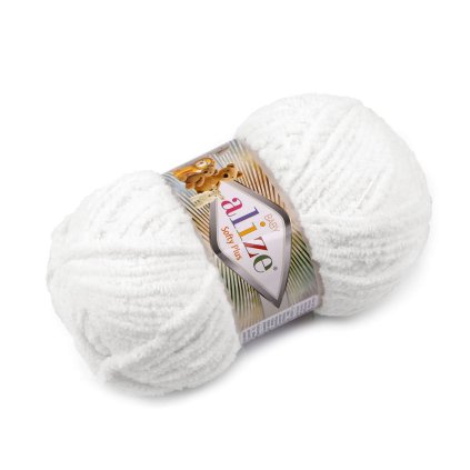 Pletací příze Alize Softy Plus 100 g (Varianta 1 (55) bílá, Balení 1 ks)