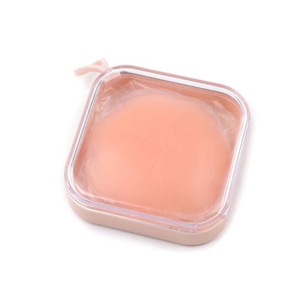 Silikonové nálepky na bradavky v plastovém boxu, sada 4 ks (Varianta tělová, Balení 1 sada)