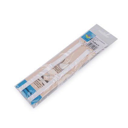 Ramínka na podprsenku s překřížením šíře 10 mm s kovovým zapínáním (Varianta 1 bílá, Balení 1 pár)