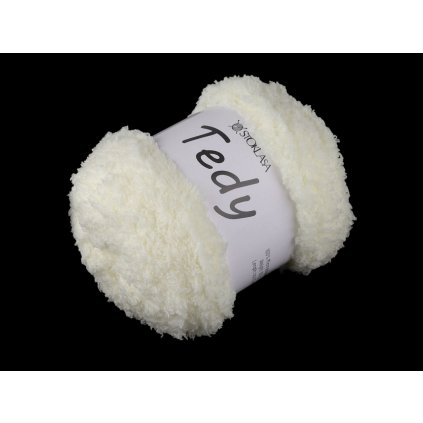 Pletací příze Tedy 100 g (Varianta 1 (02) krémová nejsvět., Balení 1 ks)