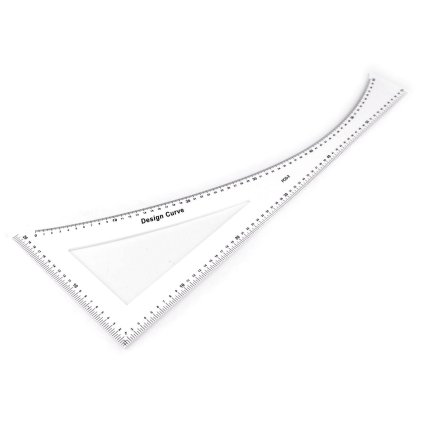 Krejčovský příložník / pravítko délka 60 cm (Varianta bílá, Balení 1 ks)