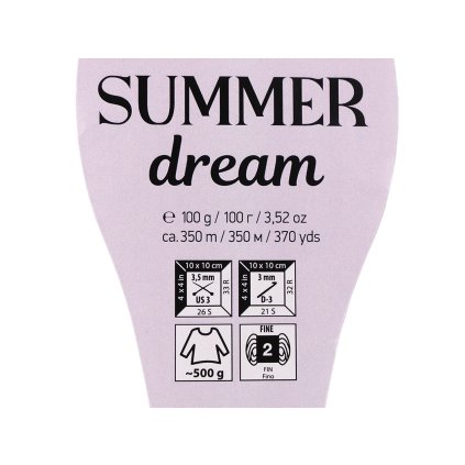 Pletací příze Summer Dream 100 g (Varianta 1 (4308) fialovorůžová multikolor, Balení 1 ks)