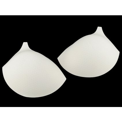 Košíčky do plavek / korzetů s perforací soft velikost 38 (Varianta Off White, Balení 1 pár)