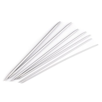 Ponožkové jehlice hliníkové č. 2; 2,5; 3; 3,5; 4; 4,5; 5 (Varianta 1 (2 mm) nikl, Balení 1 sada)