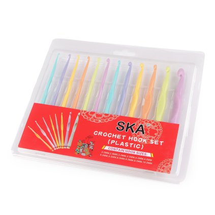 Sada háčků na háčkování (Varianta mix barev a velikostí, Balení 1 sada)
