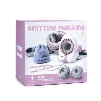 Mlýnek na pletení střední pro snadné pletení (Varianta bílá, Balení 1 ks)