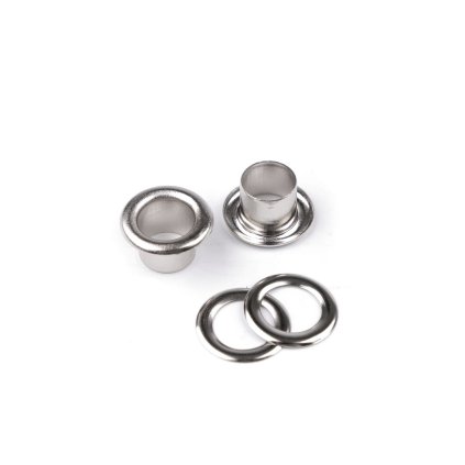 Průchodky s podložkou vnitřní Ø8 mm / vnější Ø14 mm (Varianta 1 nikl, Balení 20 pár)